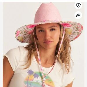 LoveShackFancy Pink Floral Hat